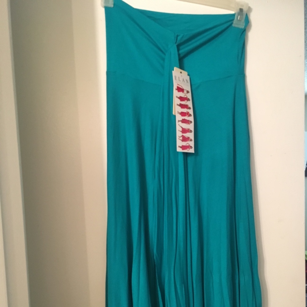 Multi-style dress, turquoise. Never worn.